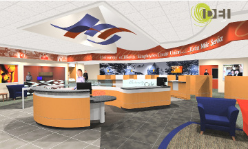 University of Illinois CU branch interior