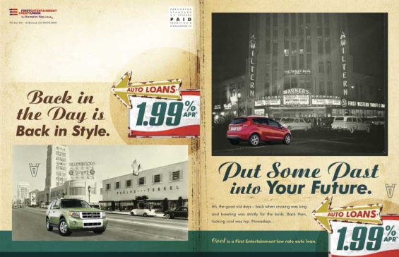 first_entertainment_credit_union_auto_loan_print_ads
