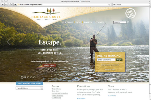heritage_grove_federal_credit_union_website