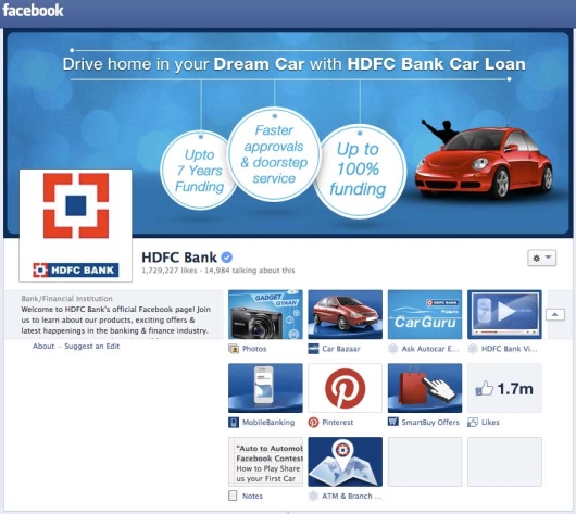 hdfc_bank_facebook_page