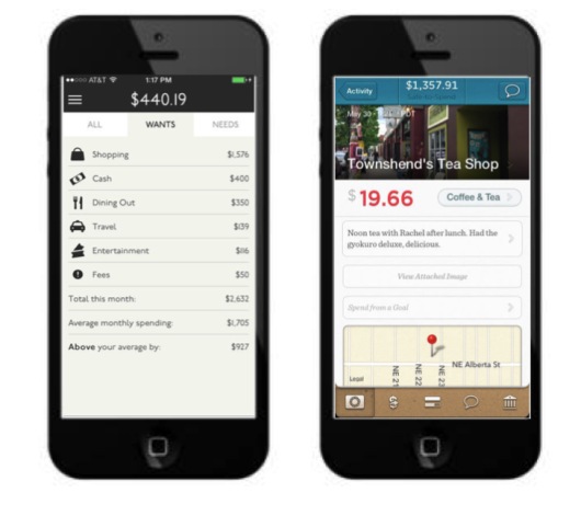 Moven and Simple Screen Shots