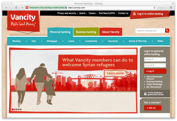 vancity_website