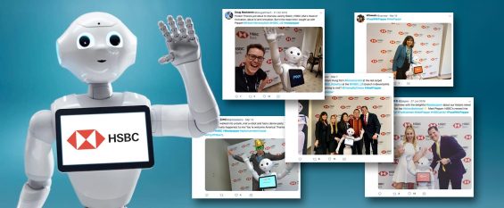 HSBC pepper social