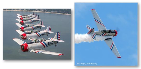 Air show COVID Geico Skytypers