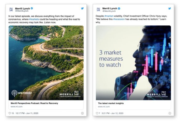 Merrill Lynch Hootsuite Twitter social media