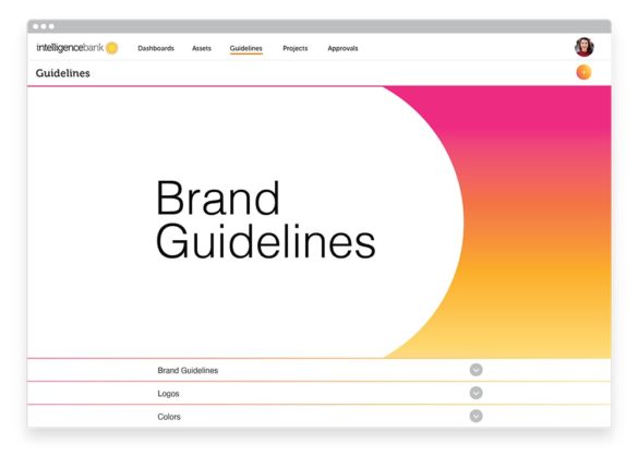 brand guidelines Intelligence Bank