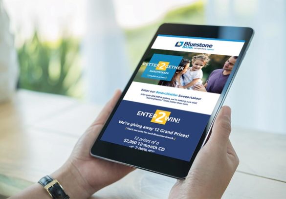 Bluestone customer eblast