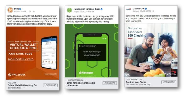Mobile bank app PNC Huntington Capital One