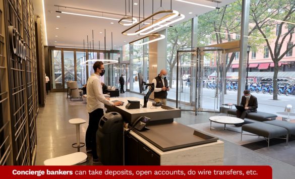 Citi consumer banking concierge bankers can take deposits open accounts do wire transfers