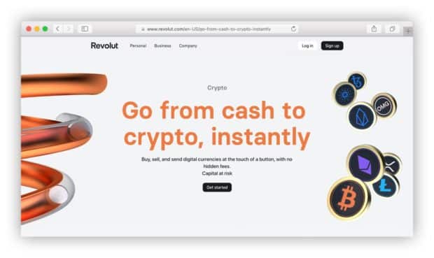 Revolut fiat onramp go from cash to crypto instantly