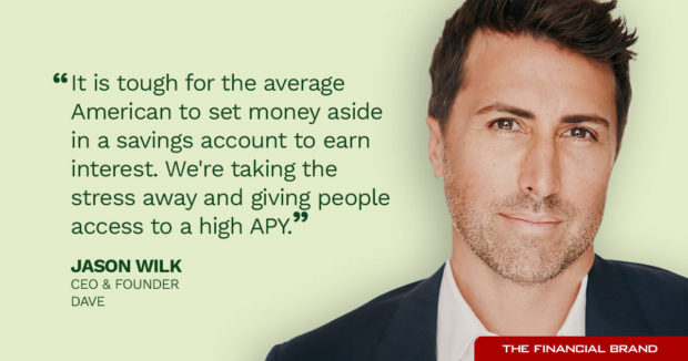 Jason Wilk quote we are taking the stress away and giving people access to a high APY