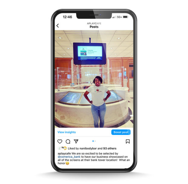 Comerica social media post