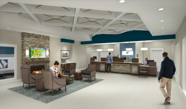 interior of community spirit bank branch