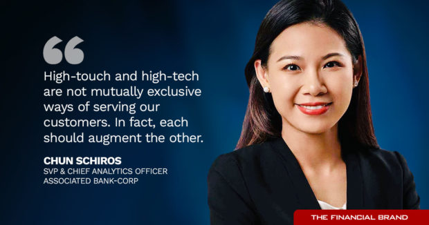 Chun Schiros quote High-touch and high-tech are not mutually exclusive ways of serving our customers. In fact, each should augment the other.