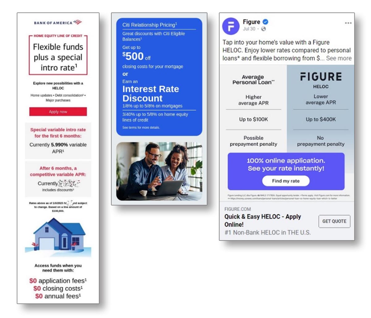 HELOC numbers focus social media