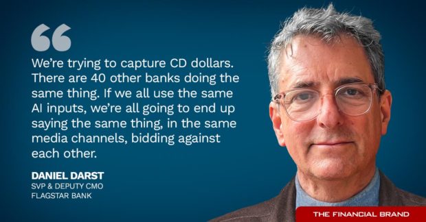 Daniel Darst - We're trying to capture CD dollars. If we all use the same Al inputs, we're all going to end up saying the same thing, in the same media channels, bidding against each other.