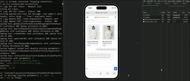 PayPal dev day screen AI agent