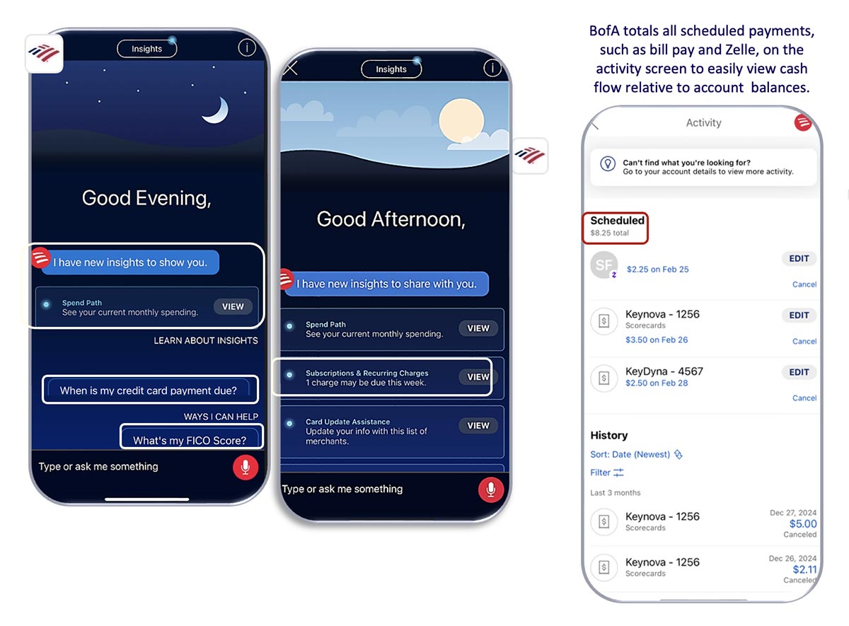 Bank of America mobile app