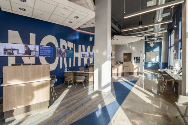 Graphic of Northwest FCU branch.