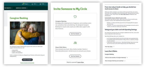 Huntington Bank delegated digital access