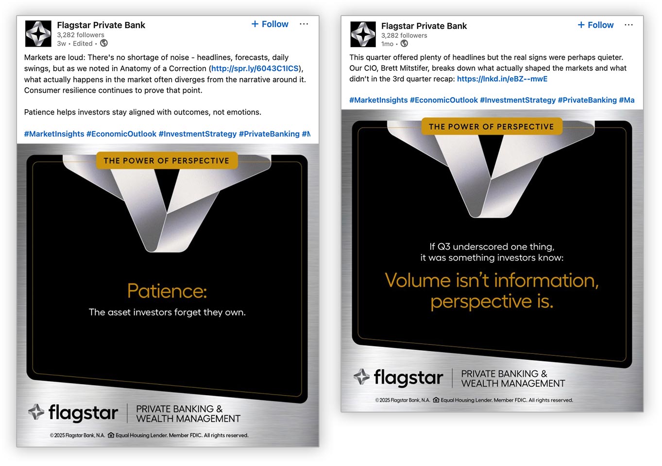 Flagstar Bank market insights and economic outlook LinkedIn posts