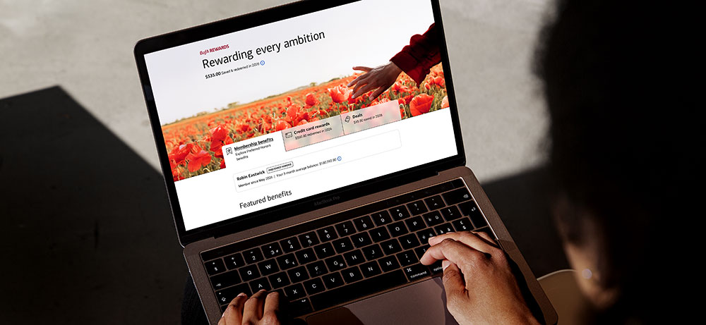 Bank of America reward website