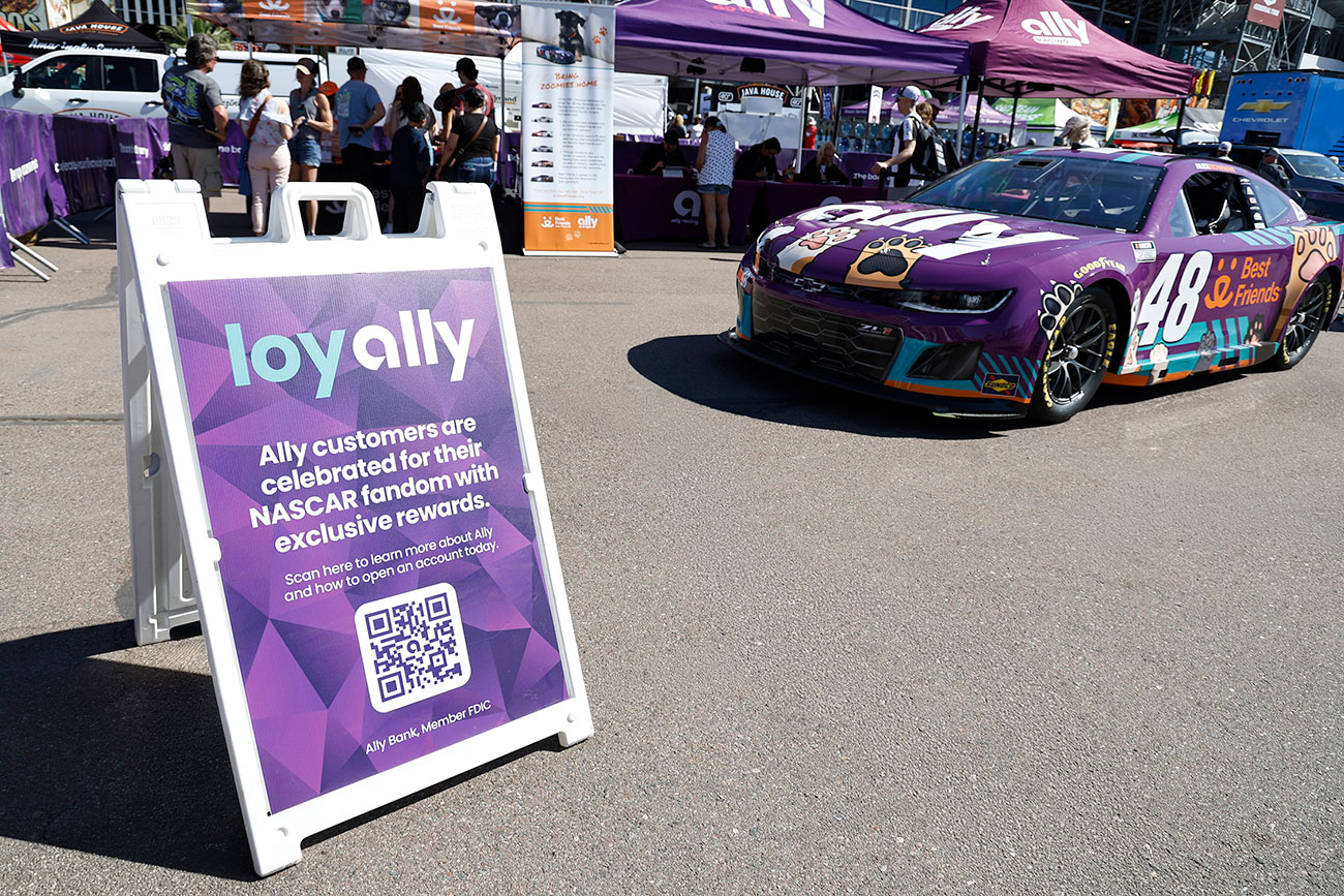Ally NASCAR car